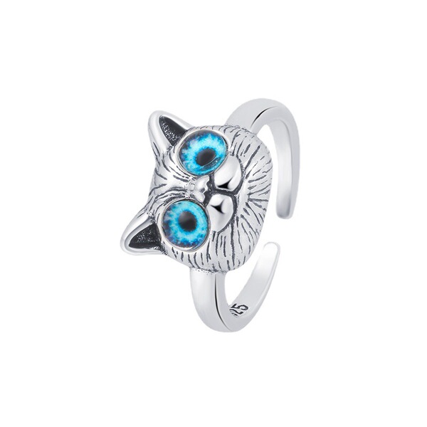 retro three dimensional cartoon cute ring