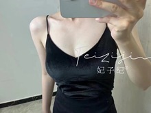 妃子纪5211性感金丝绒一体杯带胸垫背心吊带外穿内搭上衣女内衣