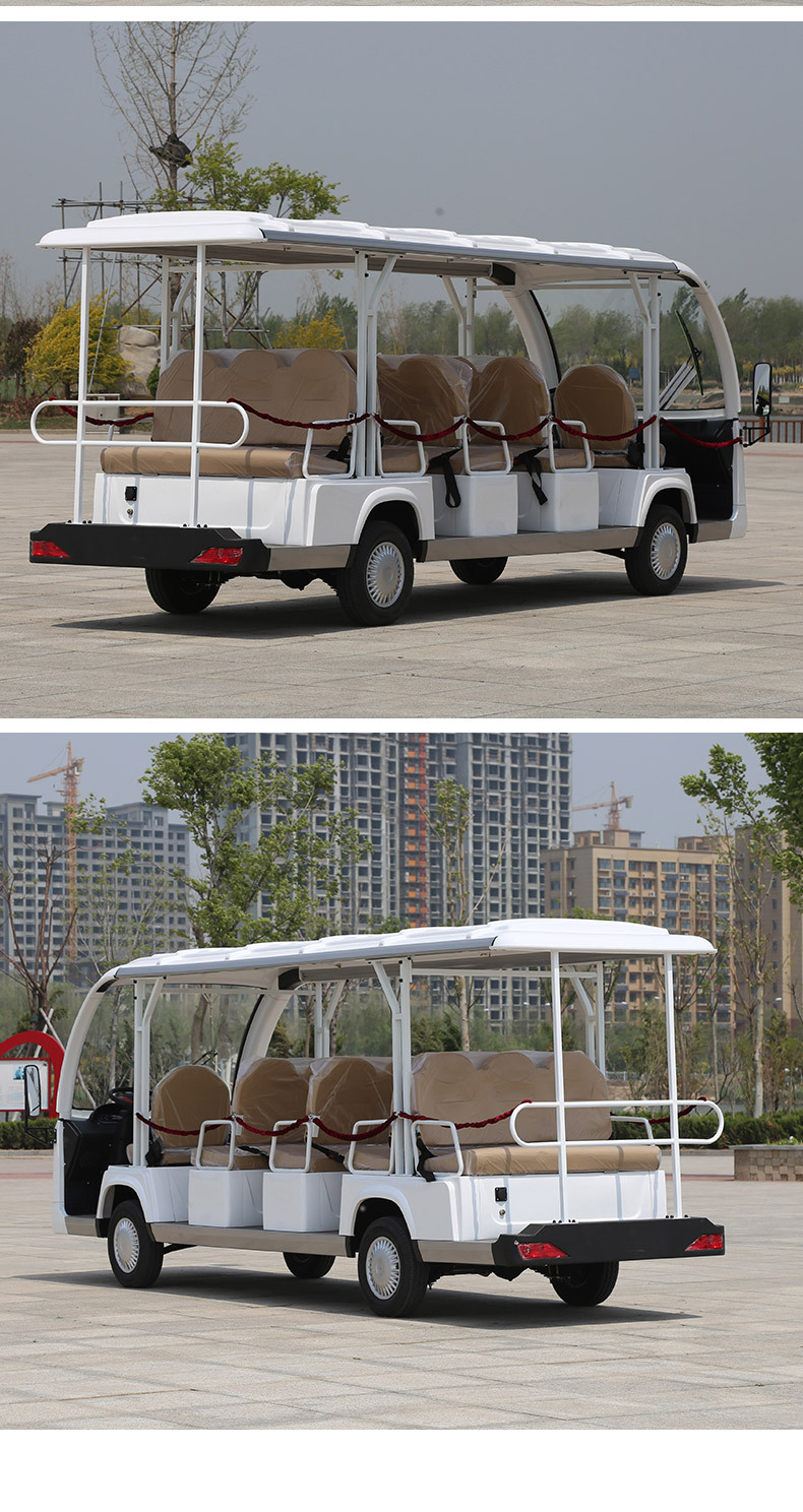 Open-Type Electric Sightseeing Car, Hotel Shuttle Bus, High-End Bus, Electric Sightseeing Car, Tourist Area Sightseeing Car