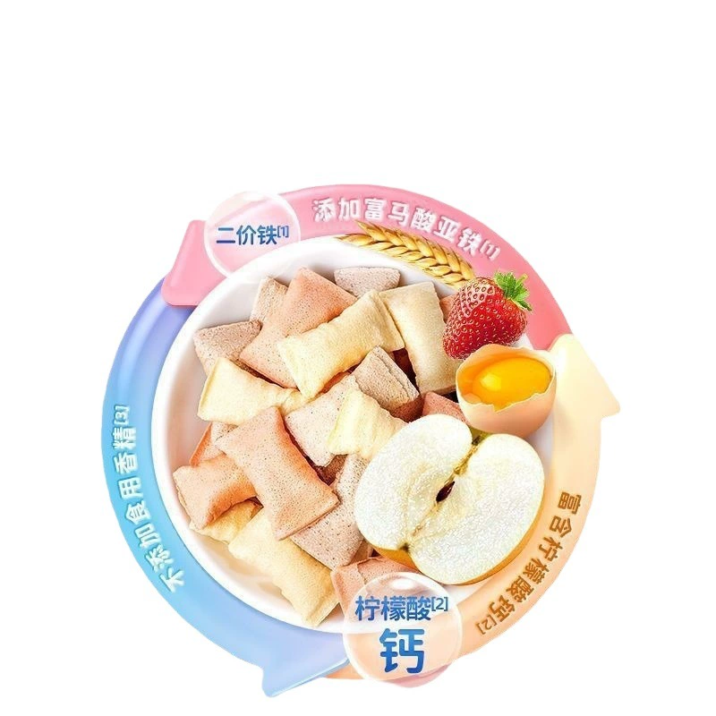 Официальный флаг подлинные товары олень синий младенческий кальций железа пузырь хрустящий полый хрустящий детское печенье 8 месяцев детские закуски