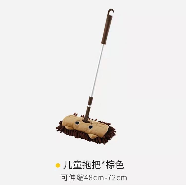 Los niños juegan a las casitas escoba de plástico Mini pequeña escoba recogedor cepillo de aprendizaje escoba herramienta Escoba de pelo suave combinación