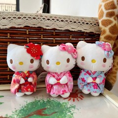 和服装扮猫咪可站立玩偶可爱挂件书包毛绒公仔背包挂饰1