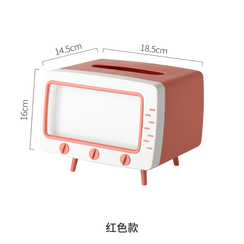 Life ins Internet celebridad caja de pañuelos multifuncional TV caja de pañuelos teléfono móvil titular de la sala de almacenamiento