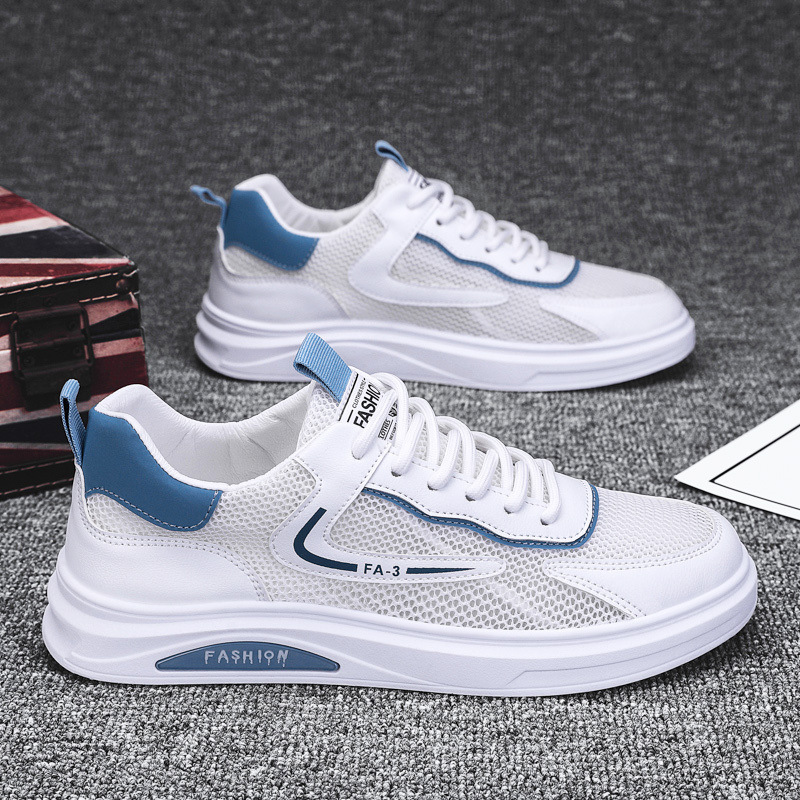 Summer Men's Shoes, Breathable Thin Mesh Sneakers, Men's Mesh Hollow Anti-Odor Casual Shoes, Men's White Sneakers, Trendy Summer Men's Shoes, Breathable Thin Mesh Sneakers, Men's Mesh Hollow Anti-Odor Casual Shoes, Men's White Sneakers, Trendy