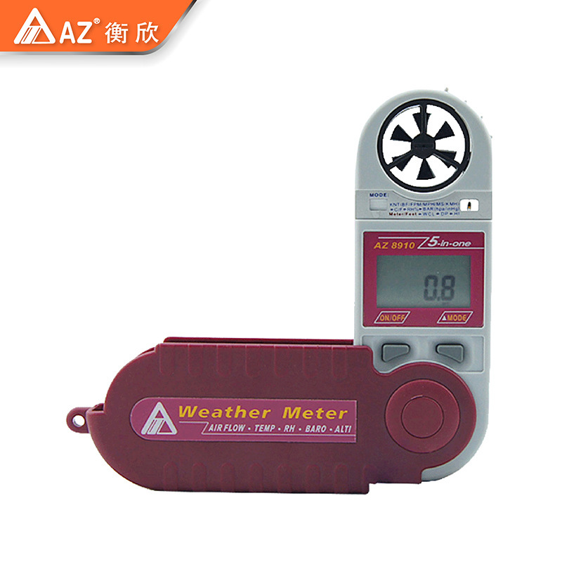 AZ8910 風速計 AZ-8910 ポータブル風速測定器電子気象計器台湾 Hengxin|undefined