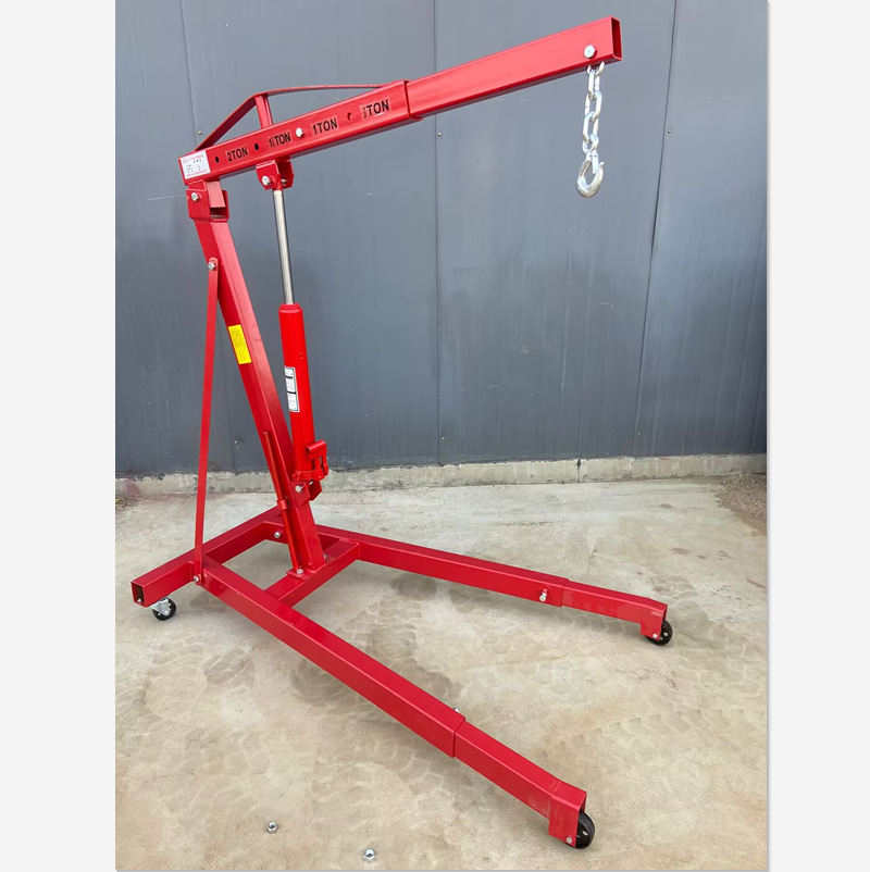 Motor de automóvil hidráulico, grúa pequeña, grúa pesada, grúa fija móvil de reparación de automóviles de 2 toneladas y 3 toneladas