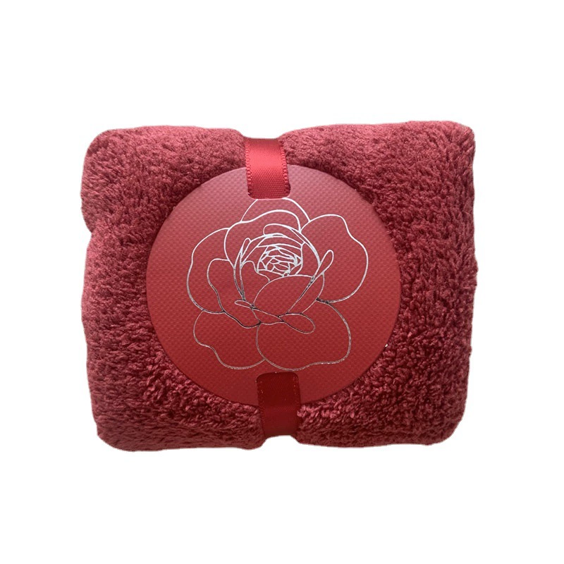 Gift box, coral velvet mountain tea, towel, Birthday gift