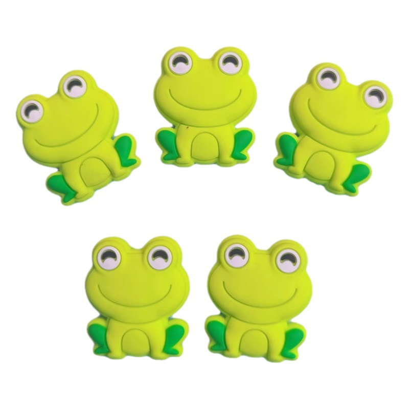 Mordedor de silicona con cuentas de animales de dibujos animados para niños, cadena de chupete DIY, cuentas de calidad alimentaria, cadena anticaída, accesorios de cordón para la dentición