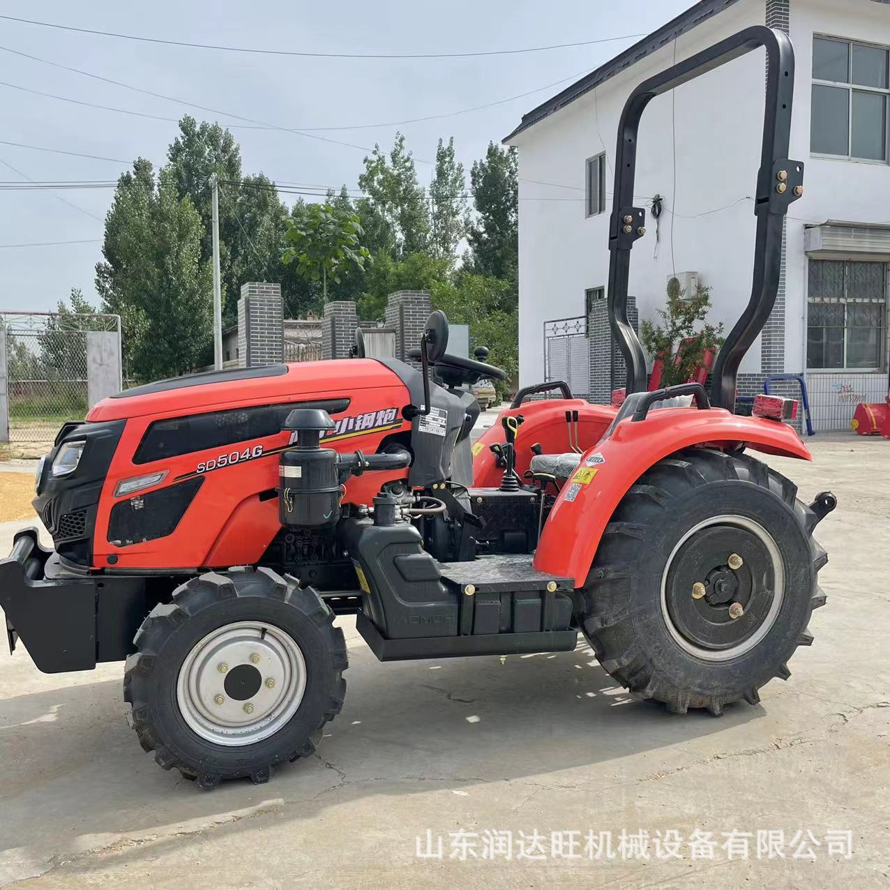 50马力大棚王多缸耕地四轮拖拉机 爬坡除草开沟碎草机 504大棚王