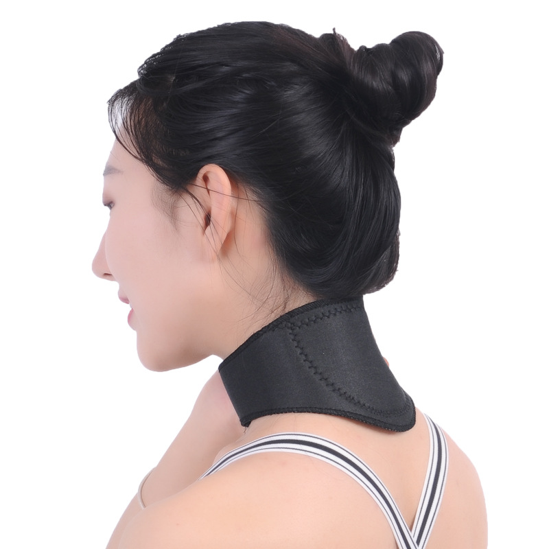 现货工厂托玛琳护颈 自发热保暖运动护颈 男女带磁性护颈椎脖套