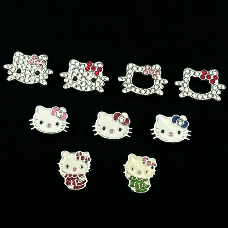 [KT 고양이로 기름 물방울] 공장 직접 DIY 번호판 열쇠 고리 4s 매장 선물 주얼리 액세서리