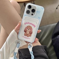 ピンクテディ Xiaomi 15 カードホルダー Redmi K60E 携帯電話ケース CIVI3 新しい NOTE12 かわいい 13PRO