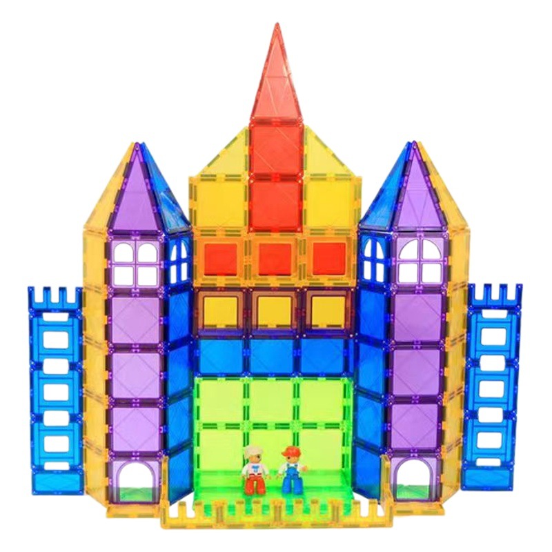 Ventana de color natural transfronteriza hoja magnética venta directa de fábrica juguetes educación temprana venta al por mayor de bloques de construcción magnéticos