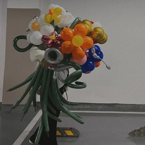 2024 New Balloon Bouquet DIY Material Long Balloon Bouquet Handmade Women's Ritual Gift Internet Celebrity