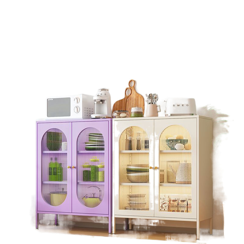 Gabinete de vinos de lujo ligero simple sala de estar doméstica contra la pared armario de comedor de hierro forjado armario de exhibición de piso armario de comedor armario de almacenamiento multicapa