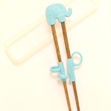 儿童学习筷宝宝练习筷训练学习鸡翅木筷幼儿木制辅助纠正筷带盒