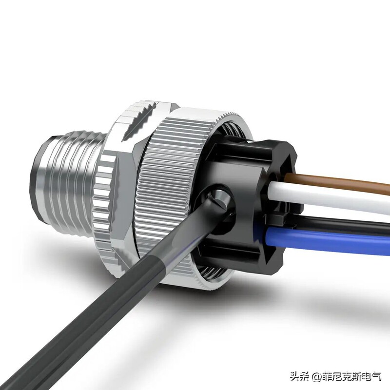 M12 Connector Male and Female Sensor with Shielding 4-Core 5-Core 8-Core 12-Pin Waterproof Aviation Plug Terminal