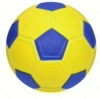 Reprint curve magic football yellow and blue