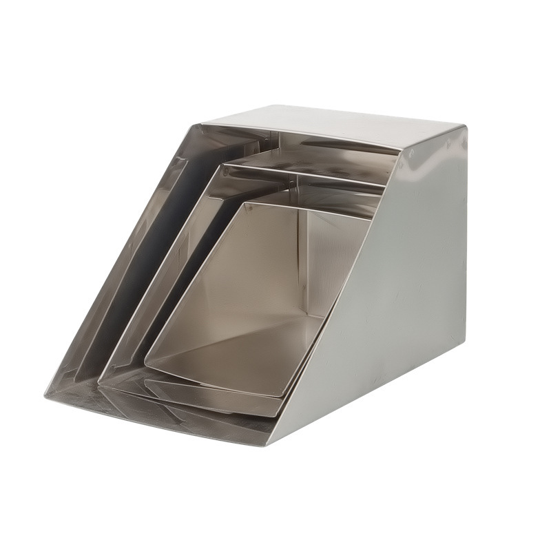 410不锈钢加厚物铲家用多用物斗冰铲食物铲面粉铲反边居家垃圾斗