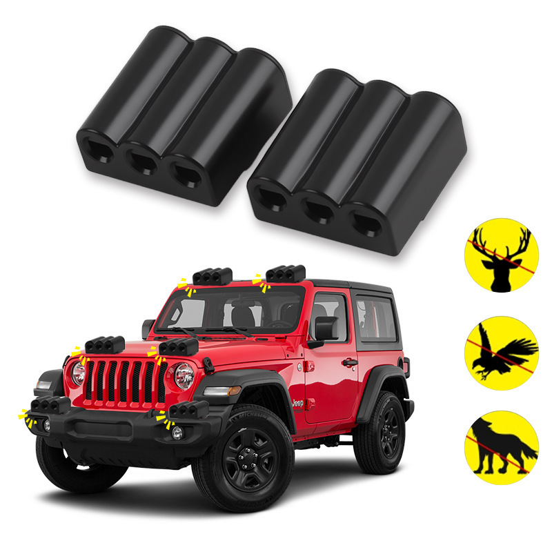 Car Animal Repeller Outdoor Safety Alarm Wind-Driven Deer Whistle Alarm Ultrasonic Deer Repeller