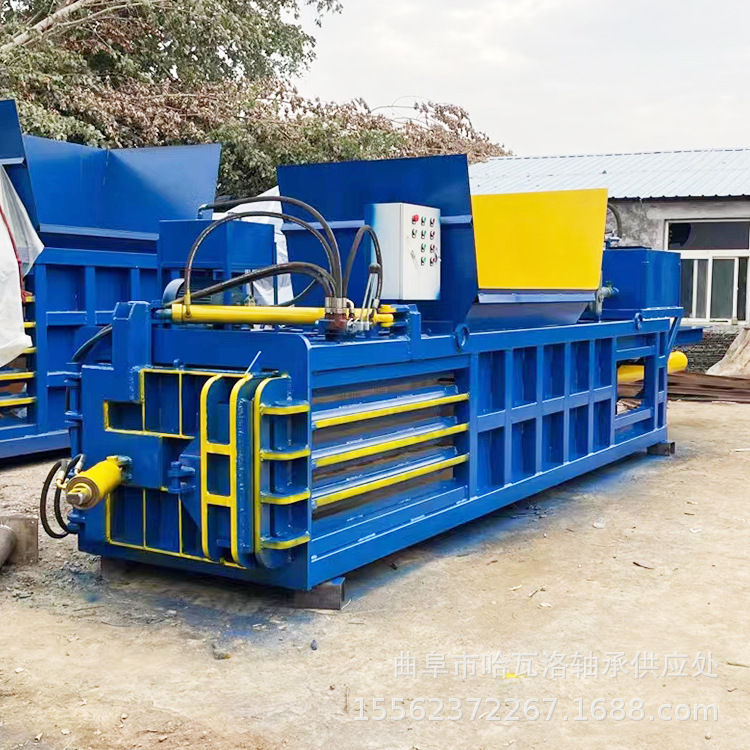 滴灌带打包机 麦秸麦糠液压打包机 废铝液压打包机