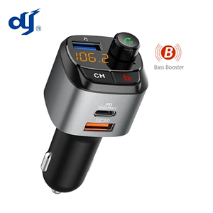 Simsiz avtomobil Bluetooth ötürücü, sürətli şarj və Type-C interfeysi ilə