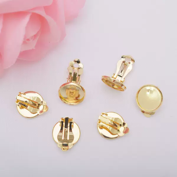 No ear hole earring accessories invisible ear clip converter earring accessories High sense diy earring material wholesale