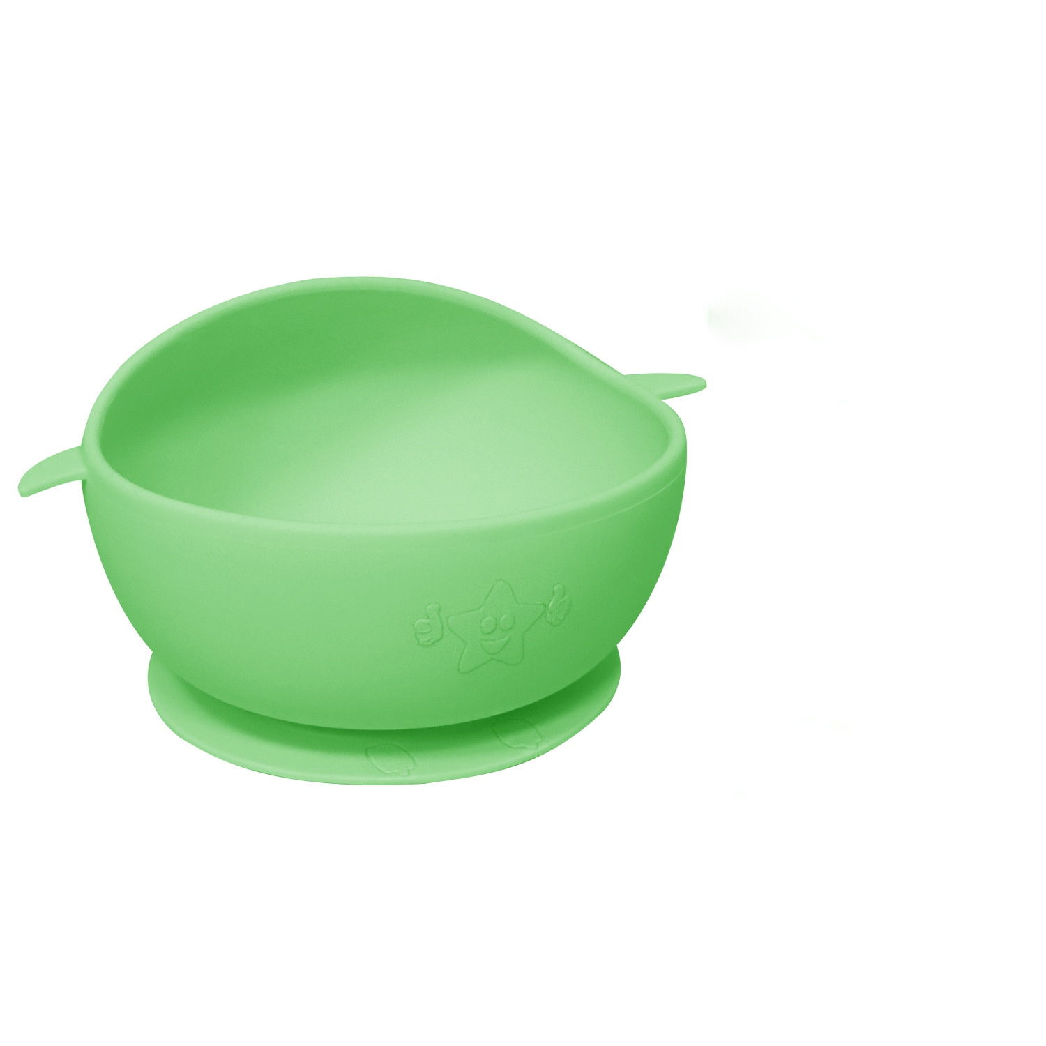 이유식 그릇 + opp 포장 "녹색"