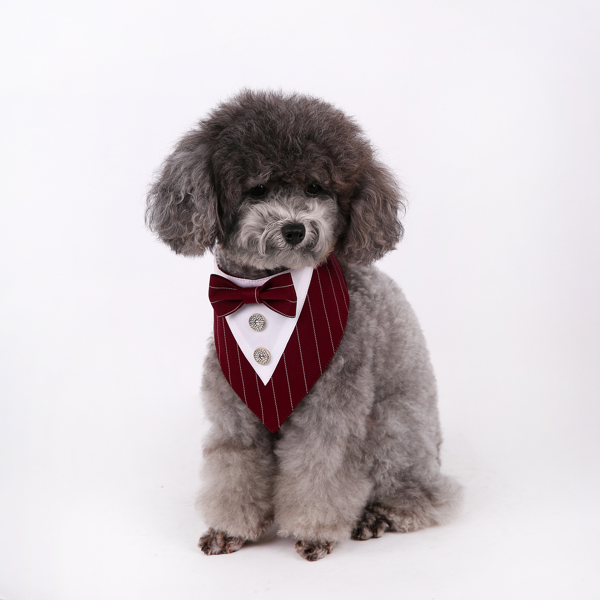 Navidad Año Nuevo Spot transfronterizo boda británica trajes toallas para mascotas bufandas perros velcro toallas para mascotas triángulos