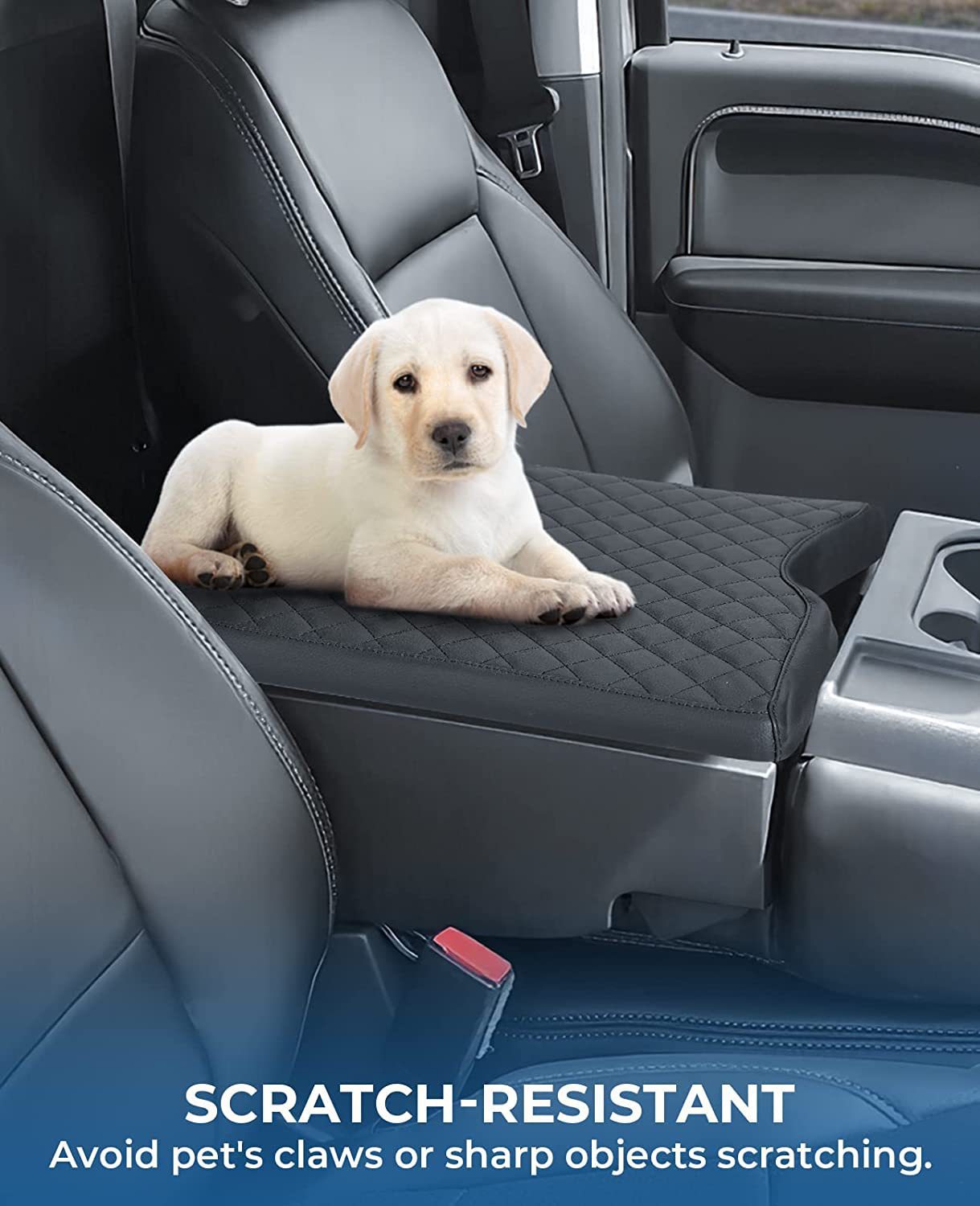 Suitable for Center Console Cover Compatible with F150F250F350F45 Jump-Seat Armrest Box Protective Pad Armrest Box Pad