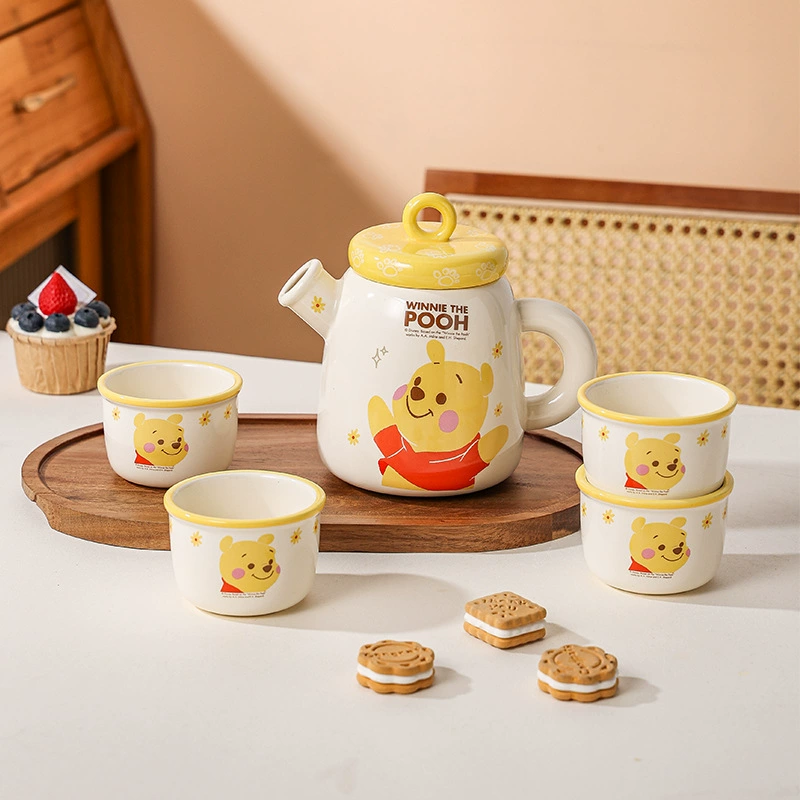 Ceramic high quality set, teapot for home use, tea cup, gift box