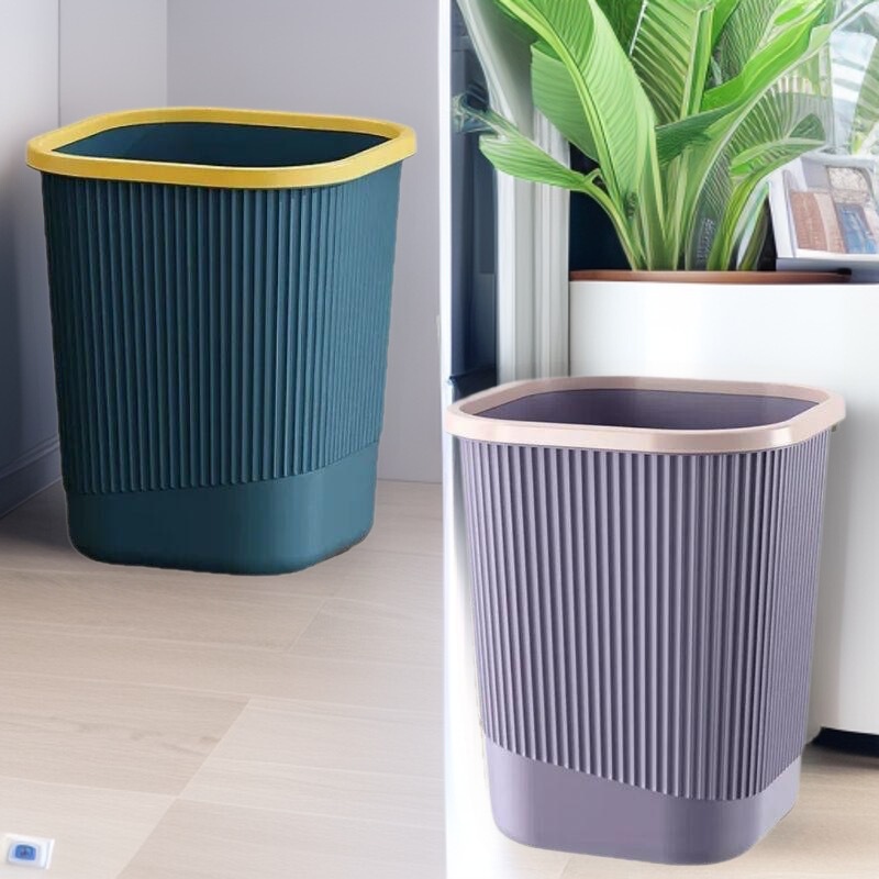 Movable Ring Household Trash Can, Large Capacity, Suitable for Kitchen, Living Room, Bedroom, Dormitory, Bathroom, Simple Trash Can, Wastebasket