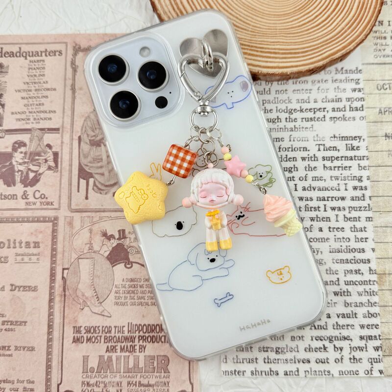 SP 温度携帯電話チェーン変更ベビーバブルマートかわいいキーホルダー手作り diy バックパックペンダント親友ギフト|undefined