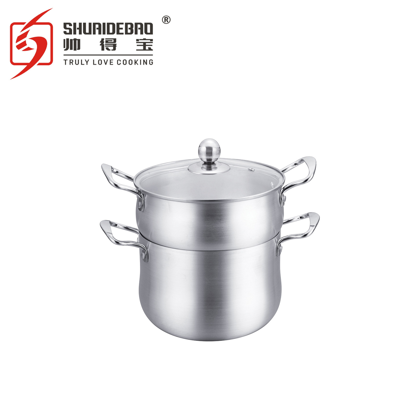Comercio exterior transfronterizo exportación comercial cazuela olla de aluminio traje Hotel utensilios de cocina sopa olla traje 16-22cm serie