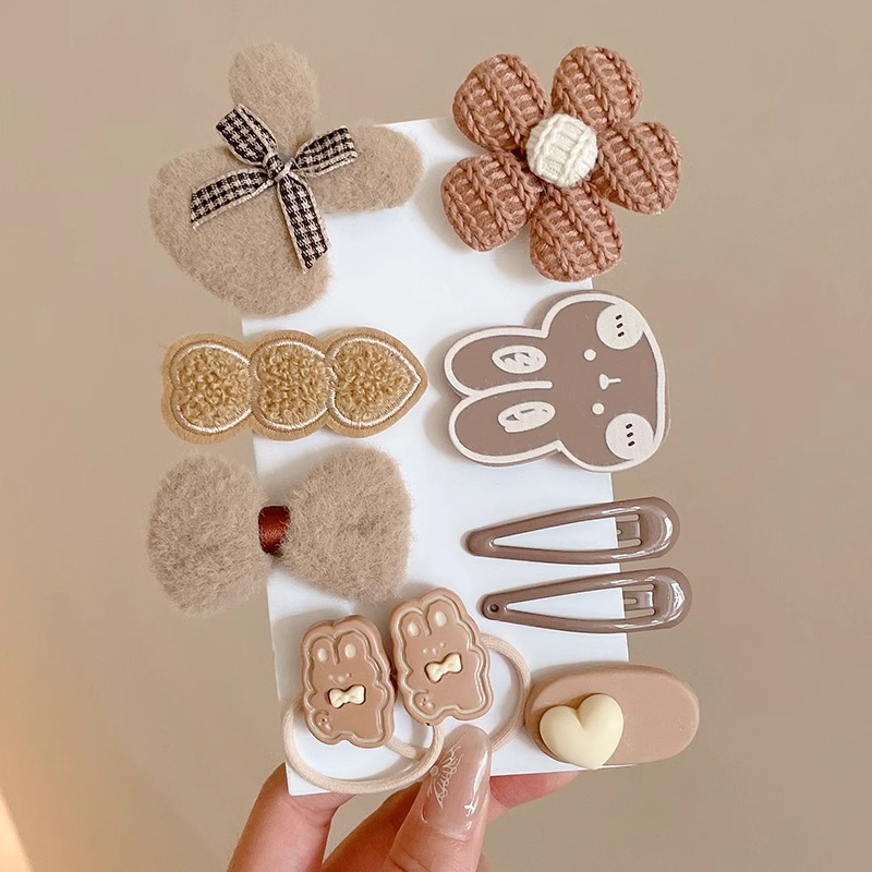 Accesorios para el cabello para niños Horquilla linda de dopamina Clip de flequillo lateral para niñas horquilla Clip de pico de pato de dibujos animados para niñas tocado