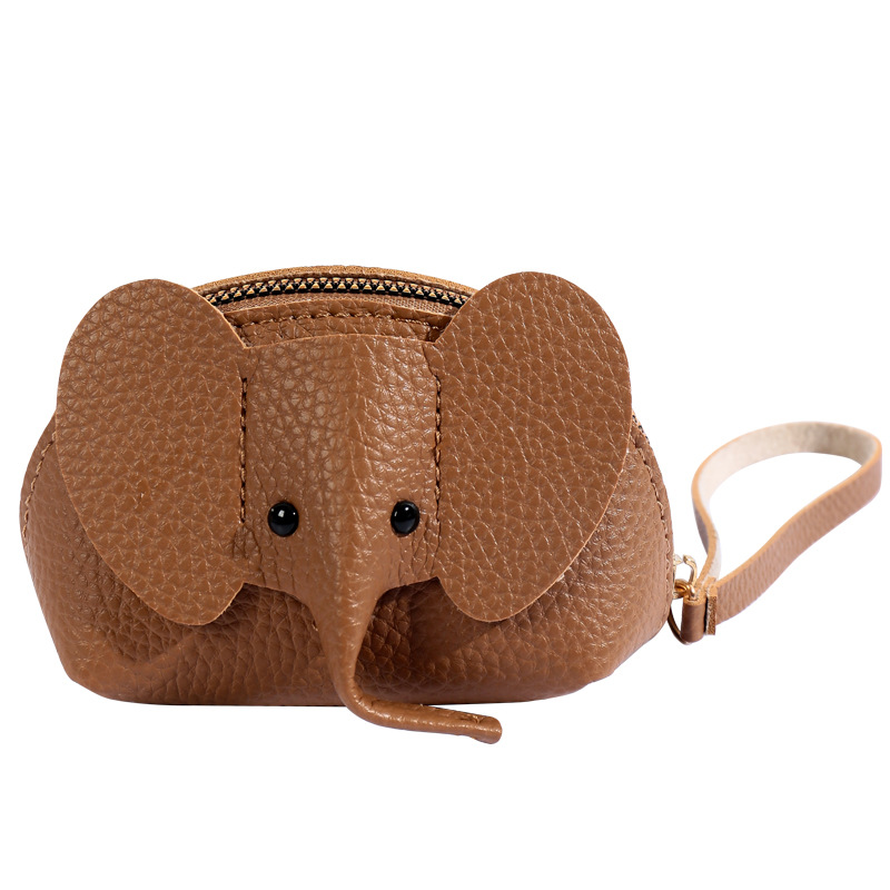 Bolso colgante llave femenina bolsa de tarjetas creativas personalidad pequeña billetera cremallera de color sólido tarjeta de tarjeta de tarjeta de tarjeta múltiple