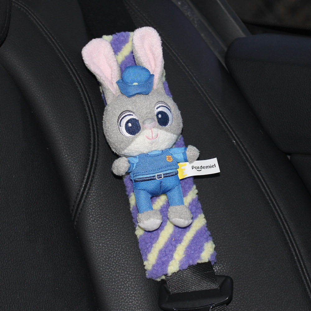 Protector de Hombro para Cinturón de Seguridad de Felpa Suave para Automóvil