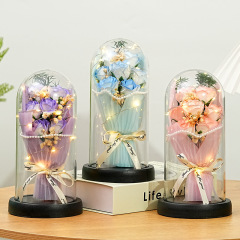 バレンタインデーギフト ドライフラワー 永遠の花束 高級装飾品 カーネーション ローズ ソープフラワー 教師の日 先生