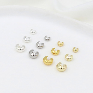 18k����ɫ�����۰��°���C����朶�λ����β���ֹ�DIY����B94