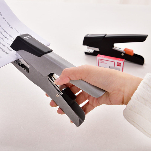 Deli 0358 hand-held labor-saving stapler student household stapler universal No. 12 nail labor-saving type