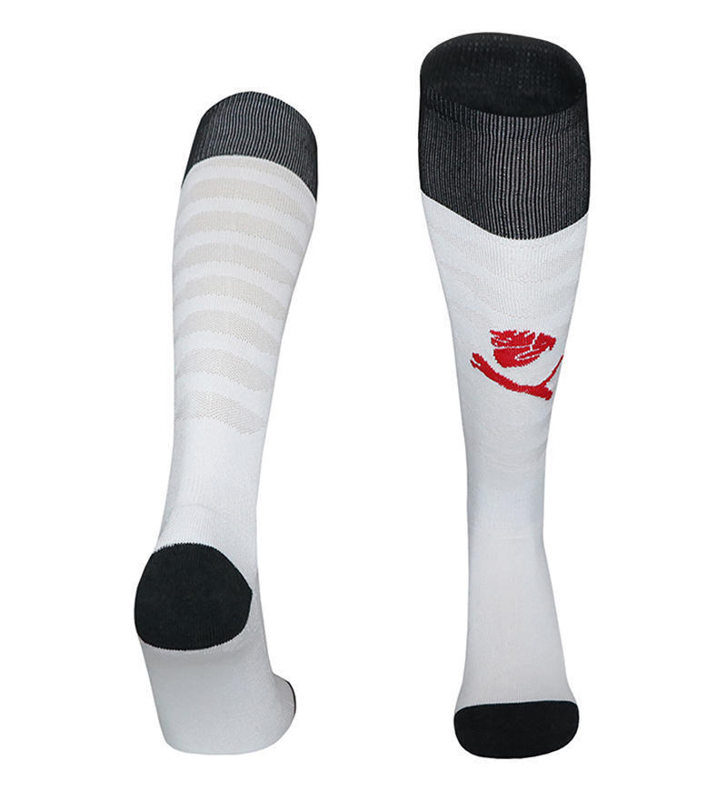 26 club tailandés Copa del Mundo calcetines de fútbol para hombres toallas profesionales sobre la rodilla antideslizante calcetines gruesas para adultos y niños