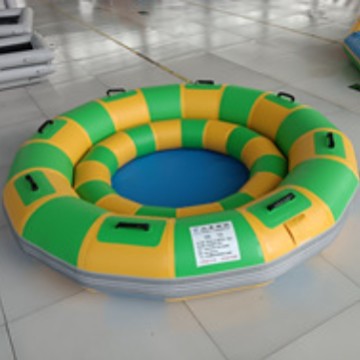 Bote de pesca para dos personas, bote de goma engrosado, bote redondo para rafting, kayak inflable, bote de asalto, bote portátil, tipo inflable