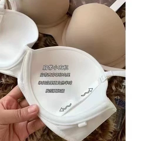 Разноцветное нижнее белье, push up бюстгальтер, sexy бюстгальтер со стальными кольцами