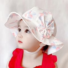 嬰兒帽子春秋薄款6-24個月可愛超萌女寶寶漁夫防曬遮陽兒童盆帽潮