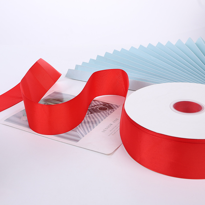 Suministro directo de fábrica 0,3 cm-5cm hilo grueso cinturón ropa textiles para el hogar Accesorios embalaje gran Cinta Roja al por mayor