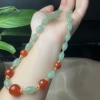 Onyx necklace jade