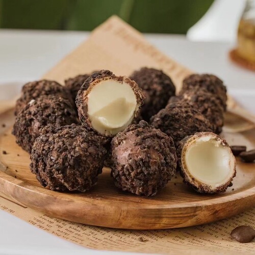 Cascada Coco Pop Pop Popping Creamy Cookies Small Balls Five Black Sesame Balls Biscuit Snacks to Eat