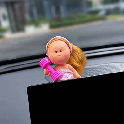 Car ornaments – Decoration Cute for Girls - screen-model-yoga-potato-sister