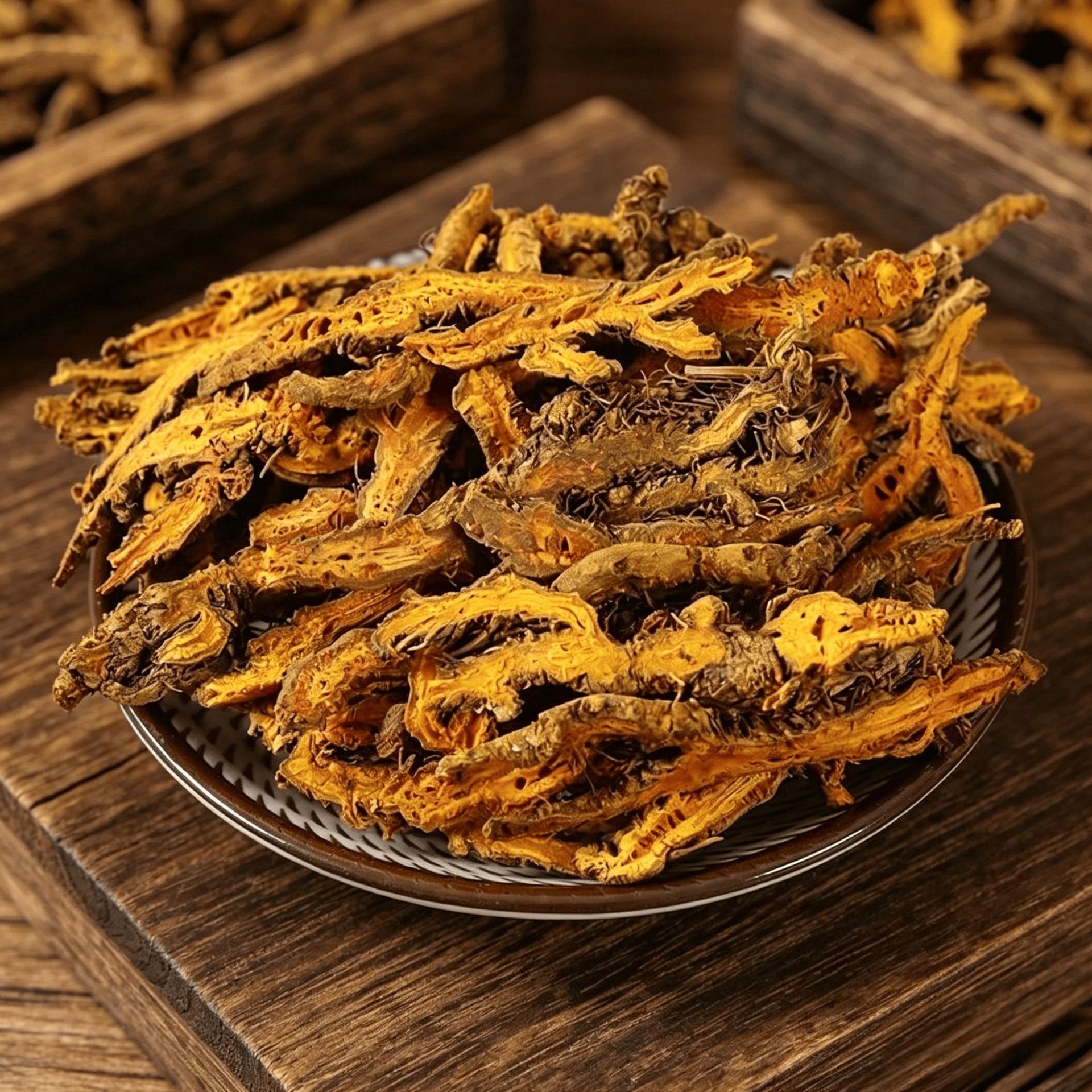 Dried Coptis Root Slices Huang Lian 500g TCM Herbal Tea and Decoction Pieces preparation