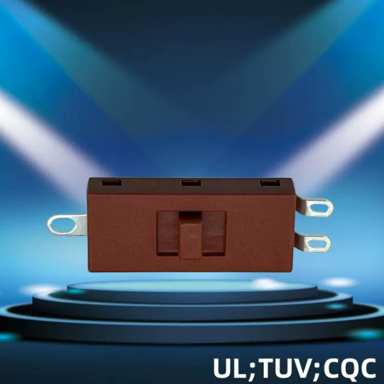 3档拨动开关XN-12-1310电风吹风梳直发器推拉开关LED灯具波段开关